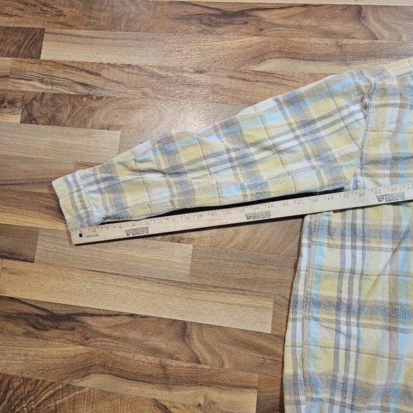 Territory Ahead XL Heavyweight Corded Cotton Plaid Shirt Button Down - Picture 6 of 7